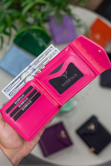 Zoozie Bags Billetera Fucsia para Mujer en Cuero PU
